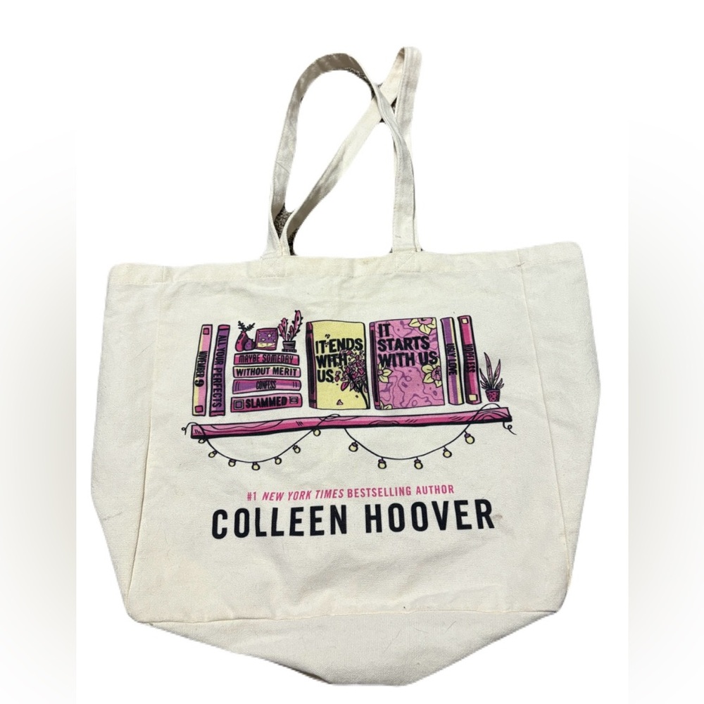 (Colleen Hoover) It Ends With Us Promo Tote Bag: 18”